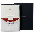 Cranes Hand-engraved Heart Notes (Set of 25)