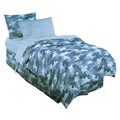 Blue Camouflage Kid's Bed in a Bag with 200 Thread Count Sheet Set