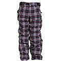 Sessions Sprinkle Girl's Purple Plaid Snowboard Pants