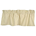 Set of 2 Grovepark Cream Valances (54 in. x 18 in.)