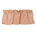 Crown Moire 'Peach' Valance Pair (54 in. x 18 in.)