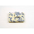 Penelope Blue Block-printed Wallet (India)