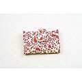 Penelope Red Paisley Block-printed Wallet (India)