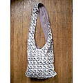 Daphne Grey Block-printed Sling Bag (India)