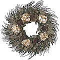 Gold Grand Glitter Hydrangea Wreath