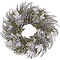 Silver Grand Glitter Hydrangea Wreath