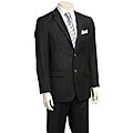 Ibiza Men's Charcoal Striped Suit
