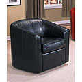 Montego Bi-cast Leather Swivel Chairs (Pack of 4)