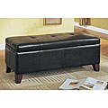 Paradise Espresso Bi-cast Leather Benches (Pack of 8)