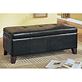 Paradise Espresso Bi-cast Leather Benches (Case of 20)