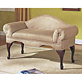 Aston Microfiber Rolled-arm Benches (Pack of 4)