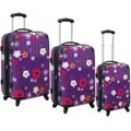 Travelers Club Bohemian 3-piece Polycarbonate Luggage Set