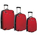 Travelers Club H-tech Collection 3-piece Hybrid Luggage Set