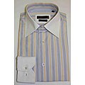 Brio Uomo by Domani Men's Tan/ Multistripe Shirt