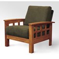 Sophie Olive Microfiber Chair