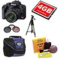 Canon Rebel XS Black 10.1MP DSLR Digital Camera Kit