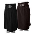 Adi Designs Junior's Striped Slim Skirt