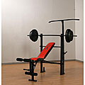 Marcy Weight Bench with 80-pound Vinyl Weight Set