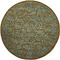 Hand-tufted Oslo New Zealand Wool Rug (8' Round)