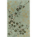 Hand-tufted Masquerade Wool Rug (8' x 11')
