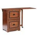 Walnut Fold Away File Desk