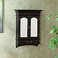 Traditional Black 2-door Jewelry Armoire