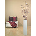 Mini Roses with 27-inch Tall White Floor Vase