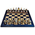 Sea Bird 19-inch Chess Set with Blue Board (China)