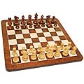 Walnut Root 19-inch Chess Set (India)