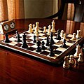 Rosewood 21-inch Chess Set (India)
