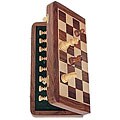 Wood 7-inch Magnetic Folding Chess Set (India)