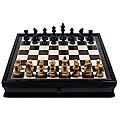 Black Stained Chess Set with Drawers (India)