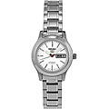 Seiko Women's Automatic 5 White Dial Stainless Steel Watch