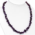 Handmade Amethyst Bead Necklace (Thailand)