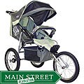 BeBeLove USA Evo Special Edition Single Jogging Stroller in Green