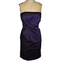 Maggy London Women's Solid Stretch Satin Dress