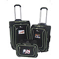 Retro Photo Black 4-piece Luggage Set