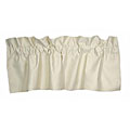 Ultrasoft Cream Valance Pair (54 in. x 18 in.)