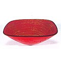 DeNovo Alizarin Brush Stroke Glass Vessel Sink