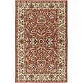 Hand-tufted Tapestry Pink Wool Rug (8' x 11')