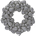 Silver Glitter Pear Wreath
