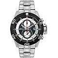 Invicta II Men's Steel Black and Silver Dial Chronograph Watch
