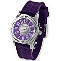 Haurex Italy Girl's Purple Promise Rubber Strap Watch
