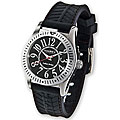 Haurex Italy Boy's Black Promise Rubber Strap Watch