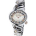 Haurex Italy Women's Preziosa Floating Crystal Two-tone Watch