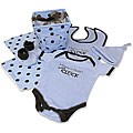 Trend Lab Blue and Chocolate 8-piece Packaged Gift Set