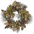 Green Poinsettia Wreath