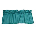 Set of 2 Glosheen Teal Valances (54 in. x 18 in.)