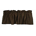 Set of 2 Attract Chocolate Valances (54 in. x 18 in.)