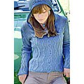 Silk/ Organic Cotton Hooded Pullover (Peru)